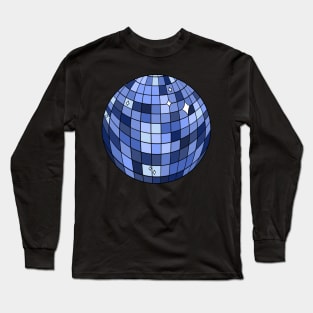 Blue Disco Ball Long Sleeve T-Shirt